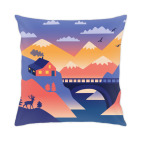 Олень и горы