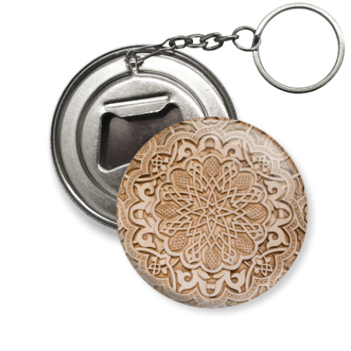 Брелок-открывашка с принтом  УЗОР