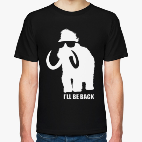 Футболка с принтом Мамонт