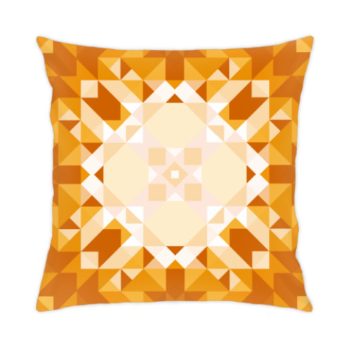 Подушка с принтом абстрактный узор