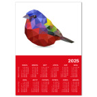 Птичка из полигонов