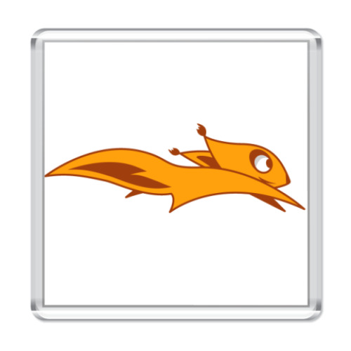 Магнит с принтом  ТурбоБелка!