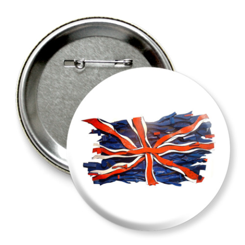 Значок 75мм с принтом England