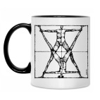 Кружка двухцветная