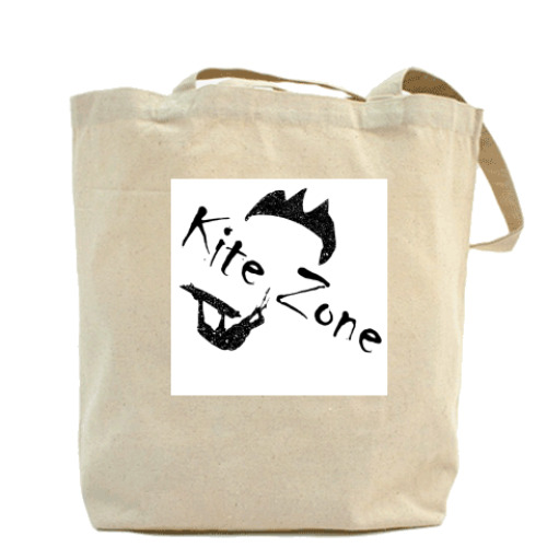 Сумка шоппер с принтом кайтзона