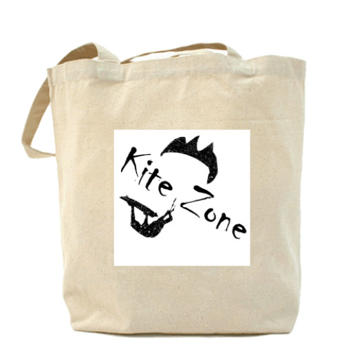 Сумка шоппер с принтом кайтзона