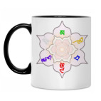 Кружка двухцветная