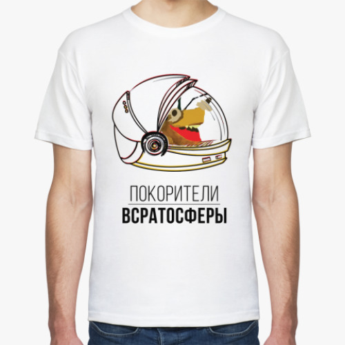 Футболка с принтом Покорители Всратосферы