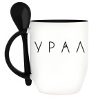 Кружка с ложкой