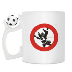 Кружка с футбольным мячиком