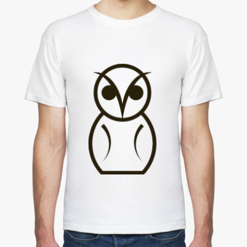 Футболка с принтом 'Сова'