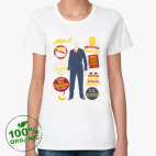 Женская футболка органик