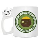 Кружка с футбольным мячиком