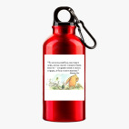 Металлическая бутылка 400 мл UV-DTF