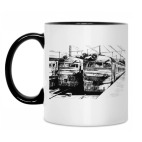 Кружка двухцветная