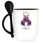 Кружка с ложкой