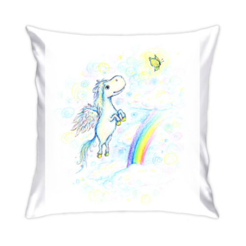 Подушка с принтом Вдохновение