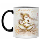 Кружка двухцветная