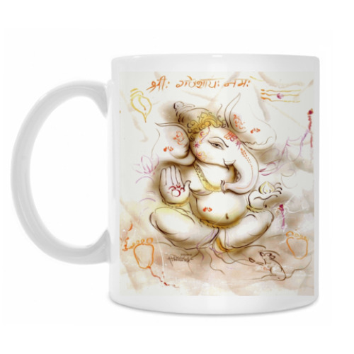 Кружка с принтом Ganesha