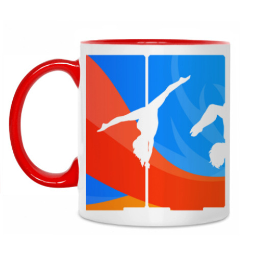 Кружка с принтом Pole Dance Mania