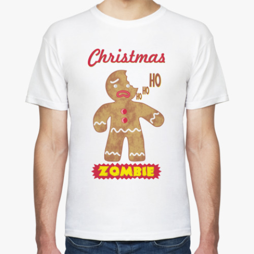 Футболка с принтом Печенька - Зомби