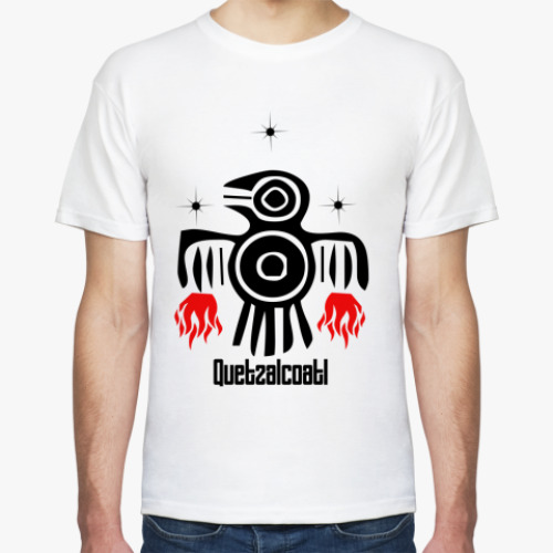 Футболка с принтом Кетцалькоатль