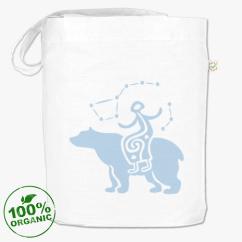 Сумка шоппер с принтом Север