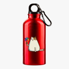 Металлическая бутылка 400 мл UV-DTF