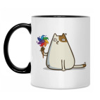 Кружка двухцветная