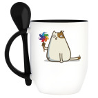 Кружка с ложкой