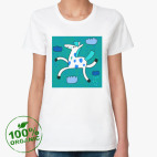 Женская футболка органик