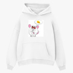 Толстовка худи оверсайз