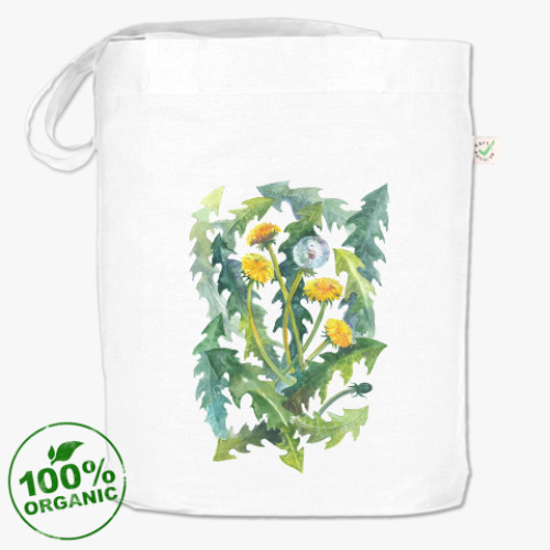 Сумка шоппер с принтом Солнечные одуванчики