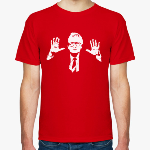 Футболка с принтом сеанс от алкоголизма