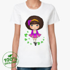 Женская футболка органик