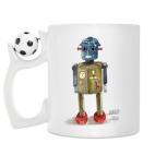 Кружка с футбольным мячиком