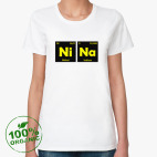 Женская футболка органик