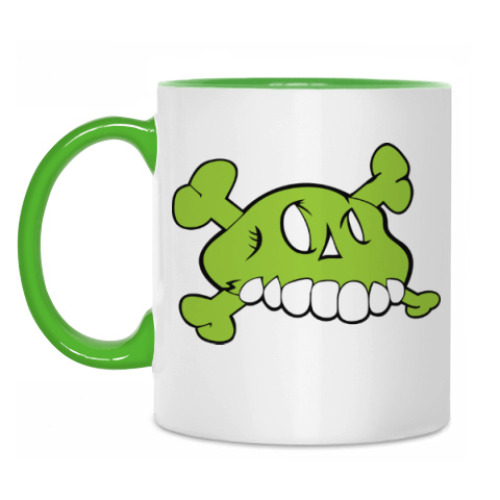 Кружка с принтом Череп.