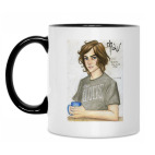 Кружка двухцветная