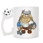 Кружка с футбольным мячиком