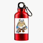 Металлическая бутылка 400 мл UV-DTF