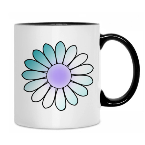 Кружка с принтом Ромашка