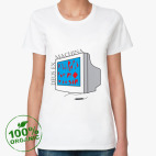 Женская футболка органик