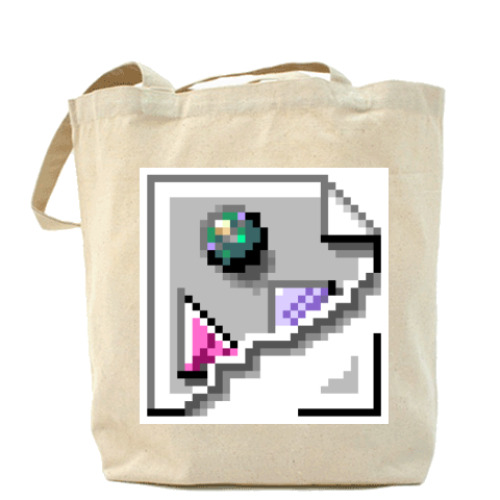 Сумка шоппер с принтом broken link