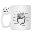 Кружка с футбольным мячиком