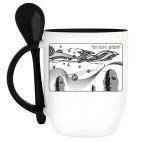 Кружка с ложкой