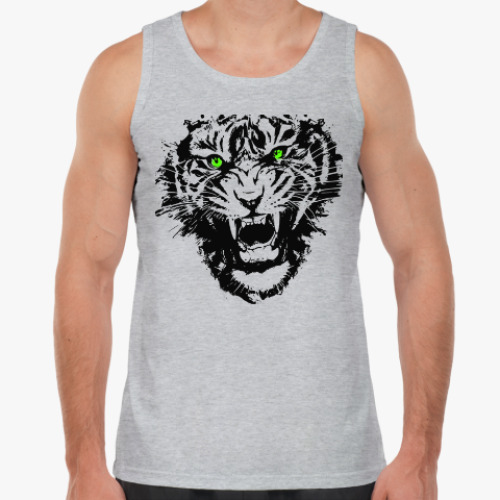 Майка с принтом ТИГРИНЫЙ ОСКАЛ