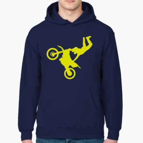 Толстовка худи с принтом Moto-Freestyle