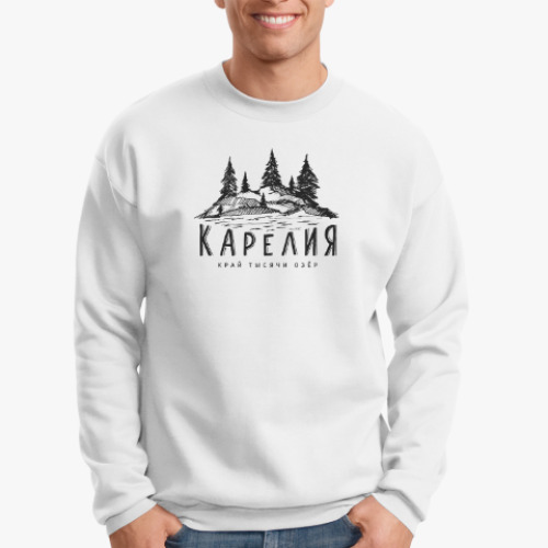 Свитшот с принтом Карелия