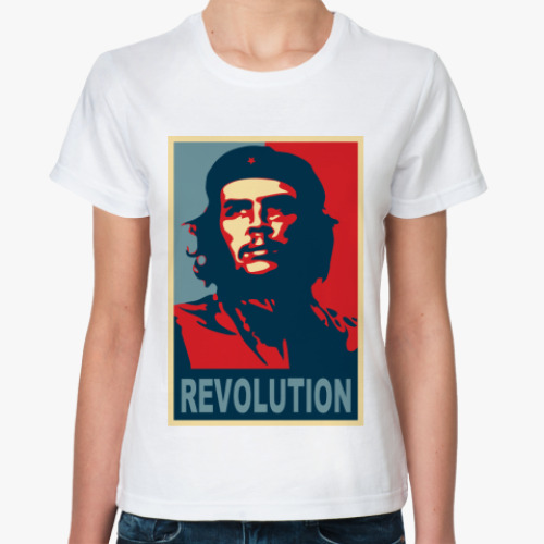 Классическая футболка с принтом Che Guevara (Obama style)
